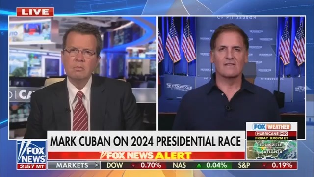 .Mark Cuban to Fox: Look at Donald. When he talks about his policies, they're very impetuous and impulsive. Whereas Kamala Harris is very, very thorough. She's very precise. And to me, that's important as a business person because you can trust what she says