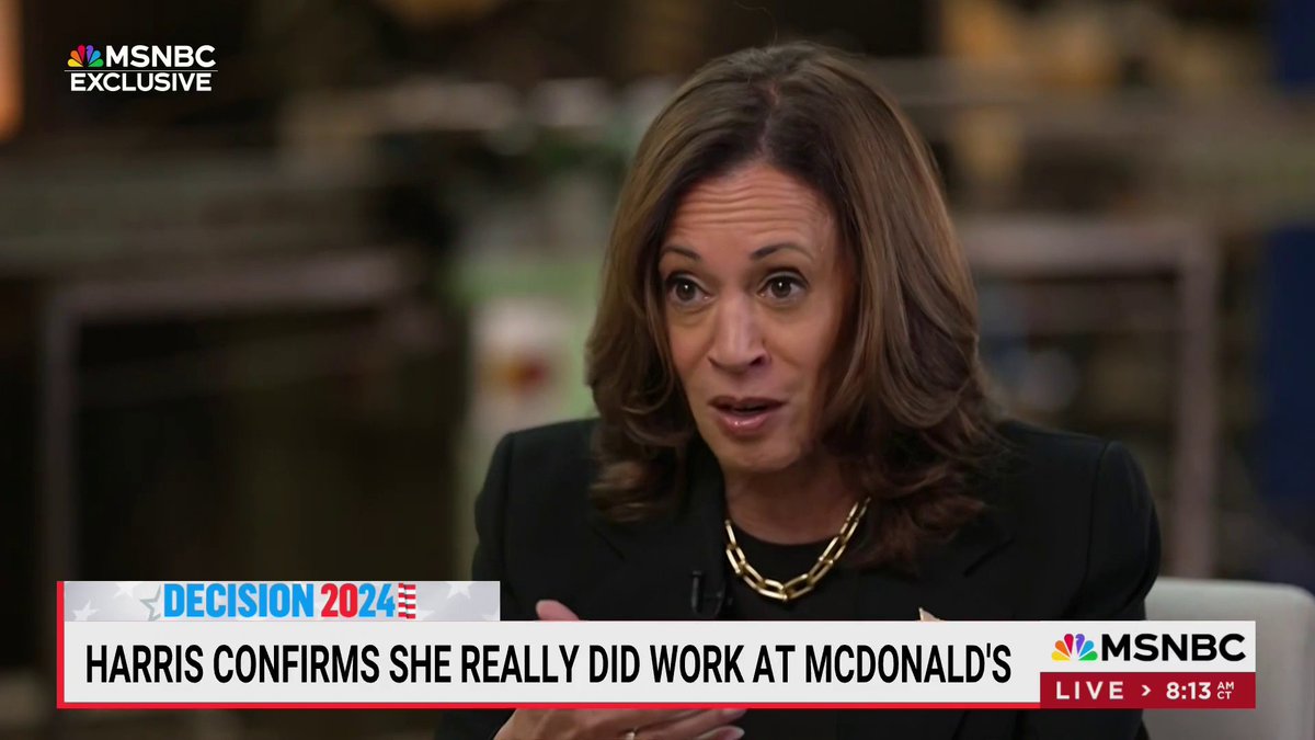 "I challenge anybody to find an interview from over nine years of Donald Trump where he actually talks about facts as specific as those facts." — @joenbc reacts to VP Harris' talk about the economy