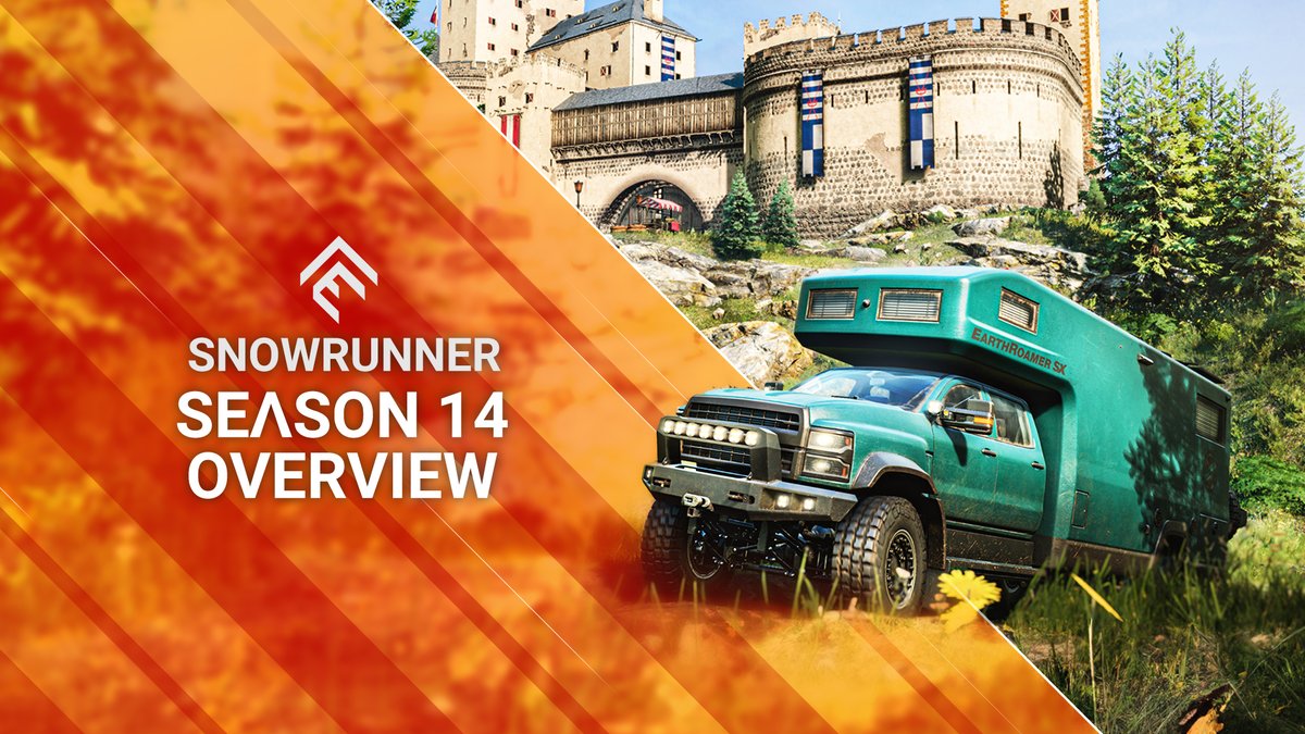 Season 14: Reap &amp; Sow is OUT! 🚜🌄 Revive tourism &amp; farming in the stunning valleys of Austria with 2 huge new maps, 4 powerful vehicles, and tons of fresh challenges. 🌾 Get #SnowRunner and its Year 4 Pass here: