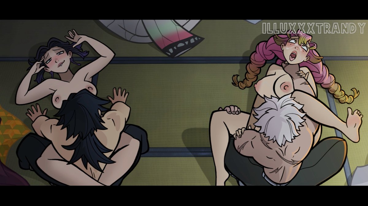"Hashira Meeting" movie is live!! ✨ My biggest Demon Slayer project to date wouldn't have been possible without the incredible voices of: Mitsuri VA- 🍒 CherryRuby_VA🎙🔞 (COMMISSIONS OPEN) Shinobu VA- JellyfishJubilee 🔞COMMS OPEN🫧 Amane VA- ✘ NYX ✘ 🔞🎙️ Tomioka VA- @LaniAnaguma Obanai VA- 🔞Shiro🔞 (NSFW VA) Tokito VA- ImJustThatKinky (Commissions OPEN) Sanemi & Gyomei VA- Saber_wolf Tengen- Rabble Rouser Makio- LewdHeart Thanks to this incredible team of voice actors and to everyone who helped through my support links, making this a reality!