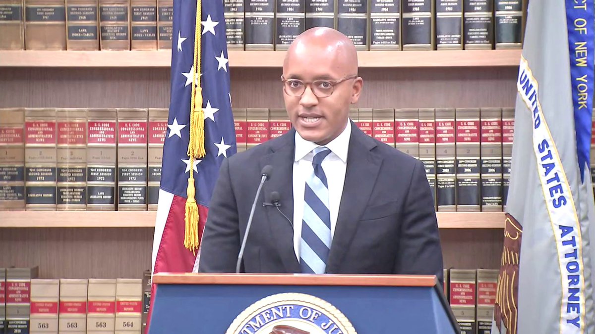 US Attorney for the SDNY Damian Williams details charges against NYC Mayor Eric Adams including seeking campaign funds from a foreign national, bribery and conspiracy.