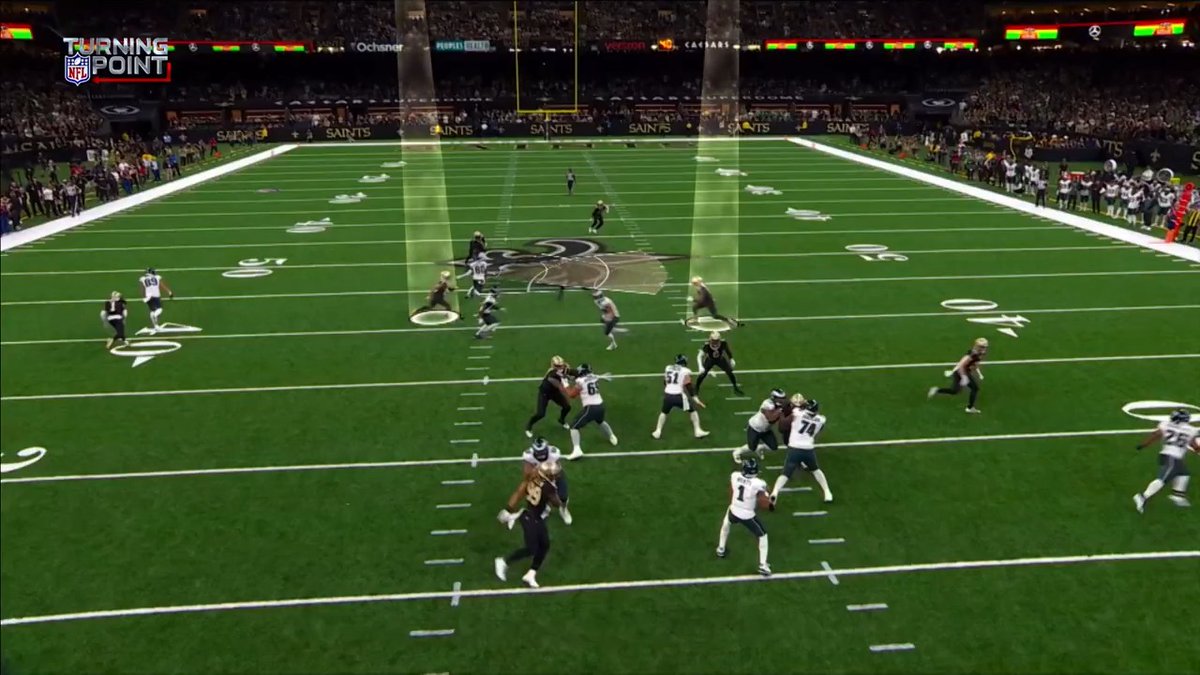 "Mesh beats man 💪" Jalen Hurts' last second audible sprung Dallas Goedert wide open to ice the game. #NFLTurningPoint on ESPN+