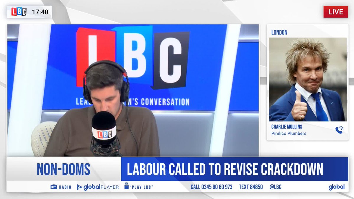 ‘They’re basically allowing all the illegals in.’ ‘Where has Labour stated that policy?’ Tom Swarbrick urges multimillionaire Charlie Mullins to elaborate on his claim, but the phone line has other ideas…