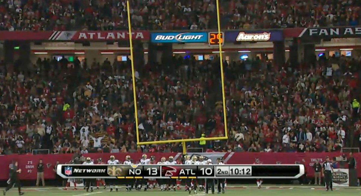 That one time Jimmy Graham bent the goal post >>> 🎥
