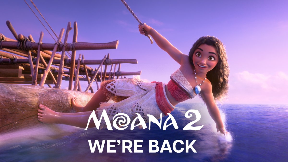 New teaser for ‘MOANA 2’, including a sneak peek for the new song “We’re Back” In theaters on November 27.