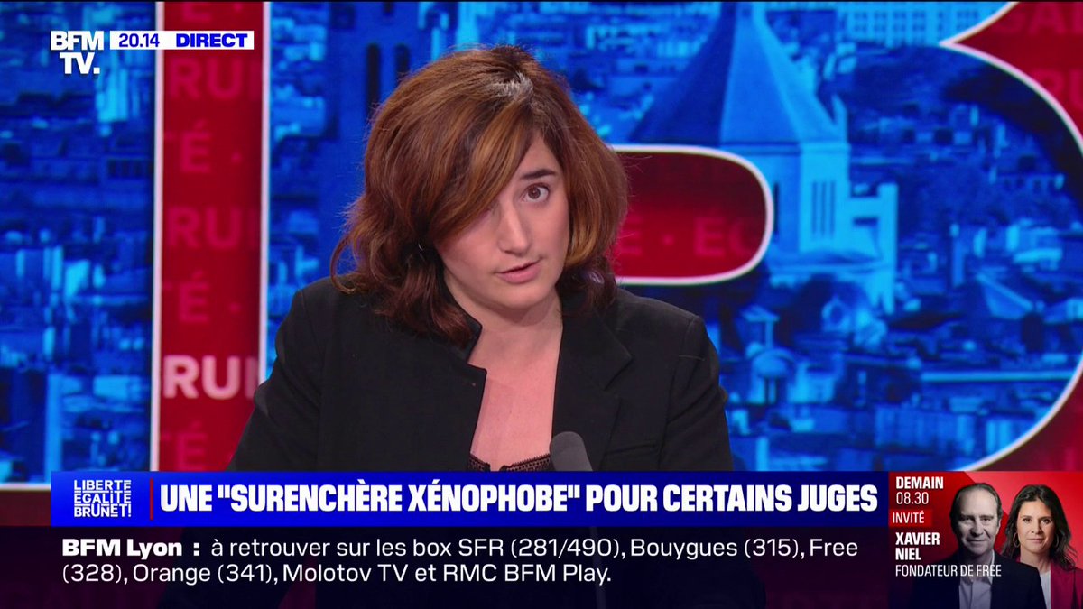 Meurtre de Philippine: "On se trompe de débat quand on parle de la nationalité de la personne en cause", estime Nelly Bertrand (secrétaire générale du Syndicat de la magistrature)