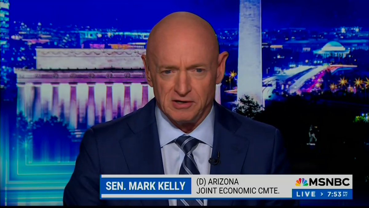 Sen. Captain Mark Kelly: I am going down to the border with Vice President Harris on Friday and will talk with her about an issue she cares about. She worked with us to try to pass a bipartisan border security bill, but Donald Trump would not allow my Republican colleagues to pass it. Trump killed the bill