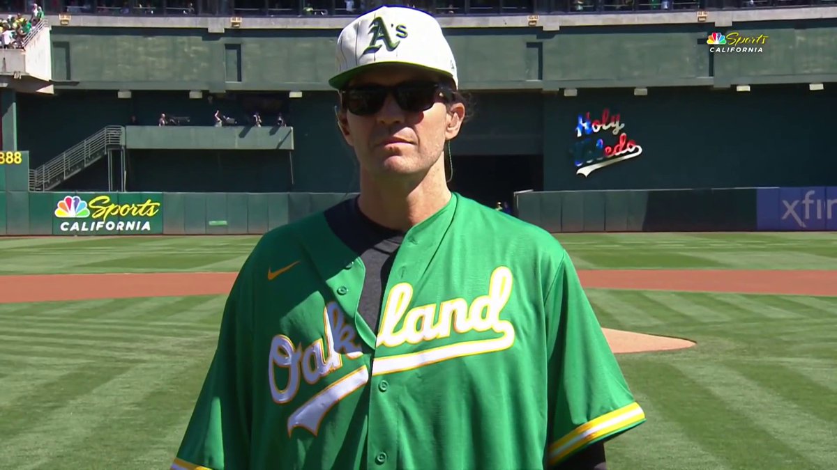 No better choice than former A’s ace Barry Zito to sing the Final National Anthem at the Oakland Coliseum