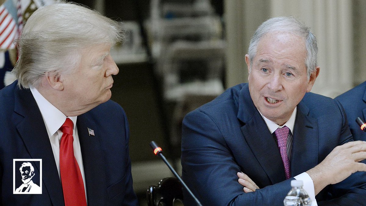 CEO of Blackstone, Stephen Schwarzman, requires excellence, integrity, and ethics for any position in his company. He would never let his team hire a felon - why is he tarnishing his legacy by helping one get elected?
