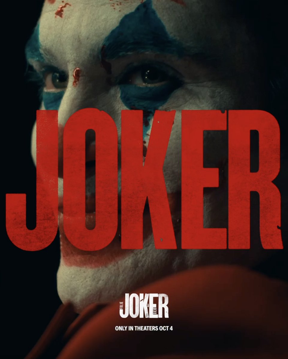 Arthur. Joker. Joker: Folie à Deux - only in theaters and @imax, October 4. Get tickets now. #JokerMovie #FilmedForIMAX