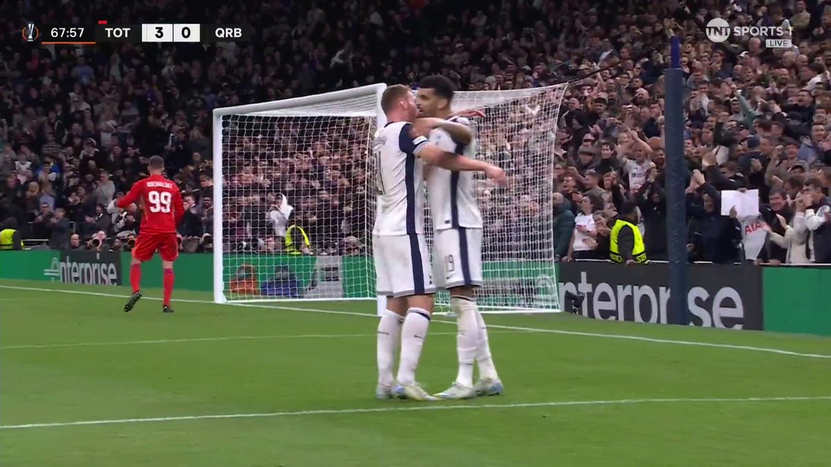 Dominic Solanke has his first European goal 🏹 📺 TNT Sports &amp; discovery+ UK