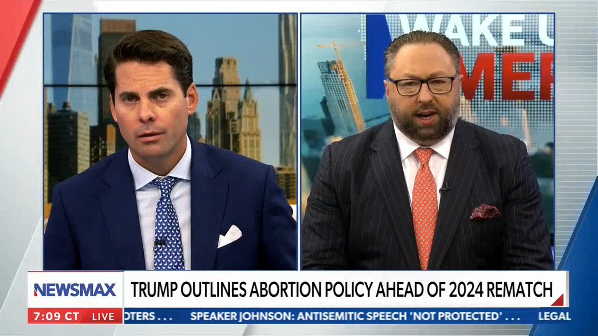 Jason Miller says it’s “going to be up to the states” whether or not they set up regimes to monitor women’s pregnancies so they can prosecute them for getting out of state abortions.