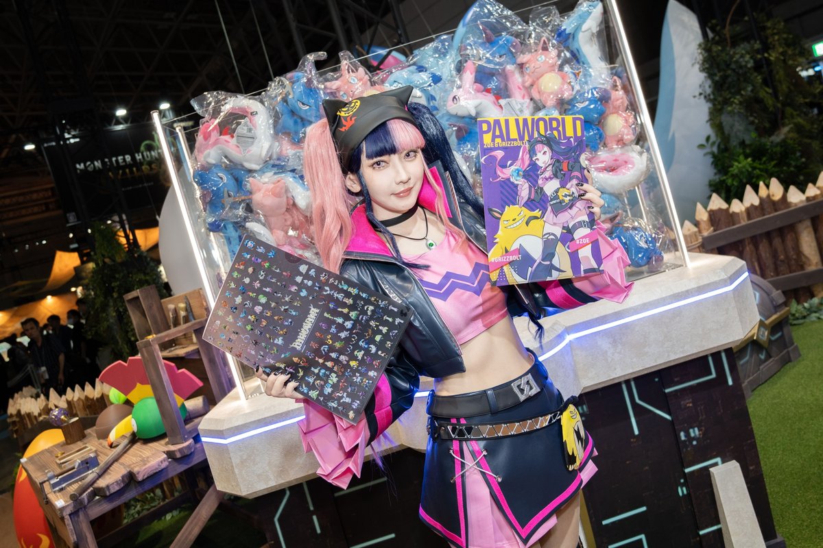 東京ゲームショウ2024一般公開は、明日から🎉 #パルワールド の物販コーナー、着ぐるみ、公式コスプレイヤーなど見どころ盛りだくさん🔥 ポケットペアブースでお待ちしております! ブース詳細👀 #TGS2024 #東京ゲームショウ