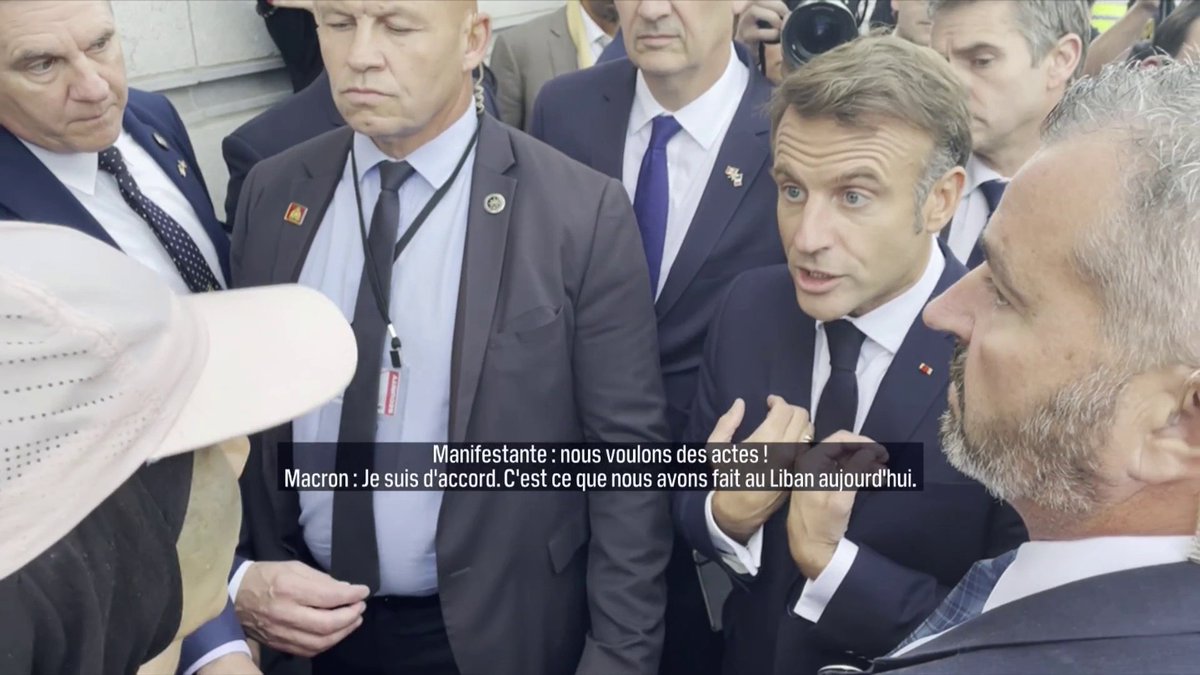 🇨🇦🇵🇸 FLASH | "Honte à vous !" : Emmanuel Macron a été interpellé par des manifestants au Canada sur Gaza et le Liban.