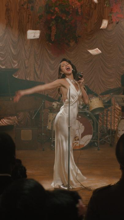 She’s drop-dead gorgeous—literally. Catch Eiza González as Marjorie Stewart in #MinistryofUngentlemanlyWarfare, now on Prime Video.