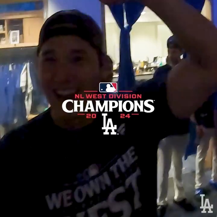 POV: You're celebrating with the NL West Champs