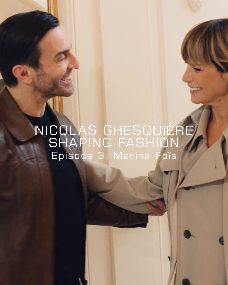 Nicolas Ghesquière: Shaping Fashion. In the third episode of the #LouisVuitton series, Nicolas Ghesquière and Friend of House #MarinaFoïs discuss their enduring friendship and tales of style evolution. Watch the full video at #LVShapingFashion