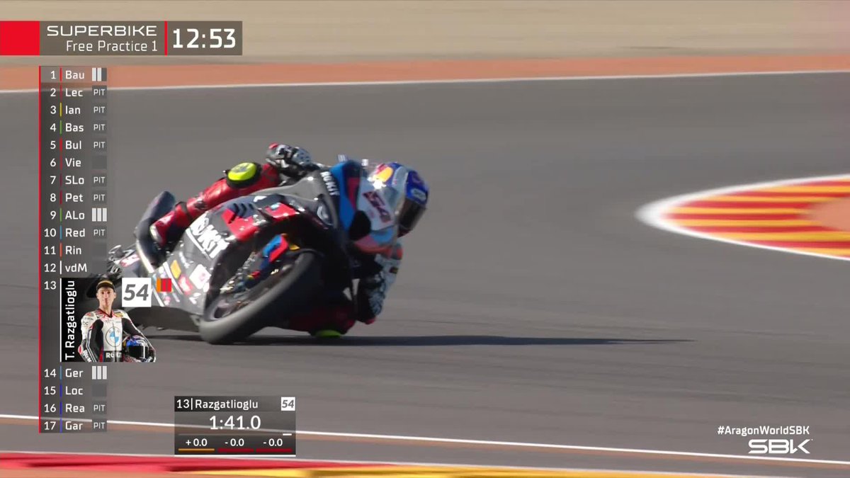 WHAT??? 🤯 3 weeks after his crash at Magny-Cours, not only Toprak Razgatlıoğlu is back, but he is also in the TOP 3 😳😳😳 #AragonWorldSBK 🏁