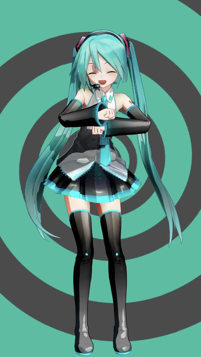 初音ミクが歌って踊る「まいたけダンス」 #初音ミク #儒烏風亭らでん #まいたけダンス #mmd