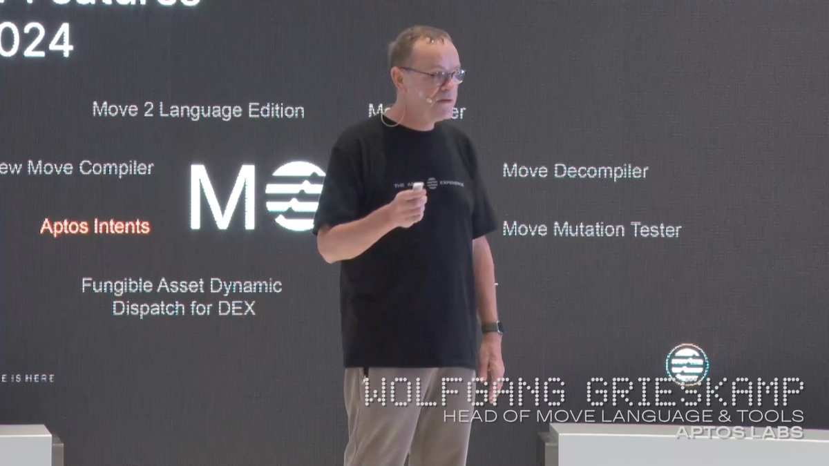 'Aptos Intents' is one of many new features arriving with Move 2. Move developers can expect 8 new features by the end of 2024 🛠️🌐 Watch the full presentation for alpha you need to build the next big thing on Aptos. #ExperienceAptos