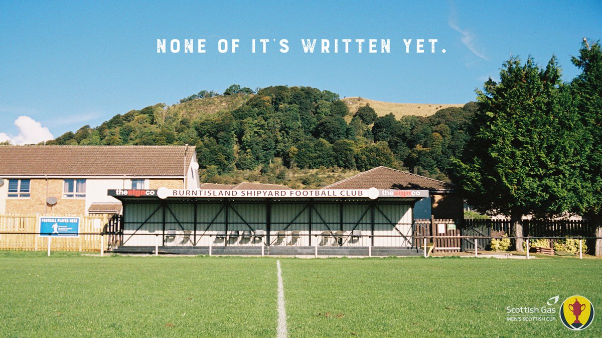 This thing’s for dreamers plotting the impossible. #ScottishCup
