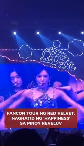 Balikan ang ilan sa highlights ng "HAPPINESS: My Dear, ReVe1uv" fancon tour ng K-pop girl group na #RedVelvet sa Mall of Asia Arena, Sept. 14. #News5 I #News5 #RedVelvet_FANCON_TOUR_in_MANILA #HAPPINESS_MyDear_ReVe1uv | via Lace Ebuña, Aceelaine Duron, &amp; Bea Rollo