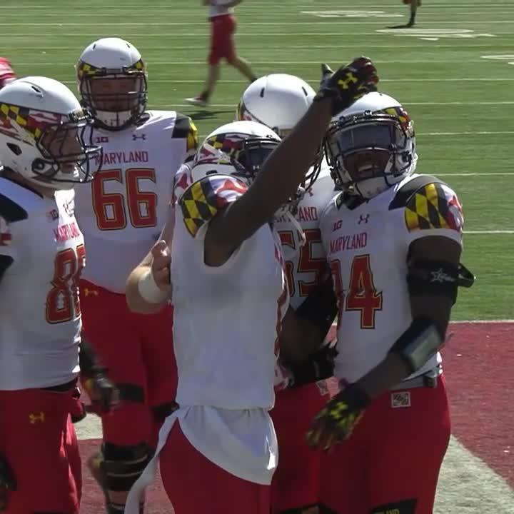 Terps get a B1G one 🐢 #OTD 🔟 years ago, Maryland Football took down Indiana, 37-15, in its Big Ten Conference debut. #B1GFootball