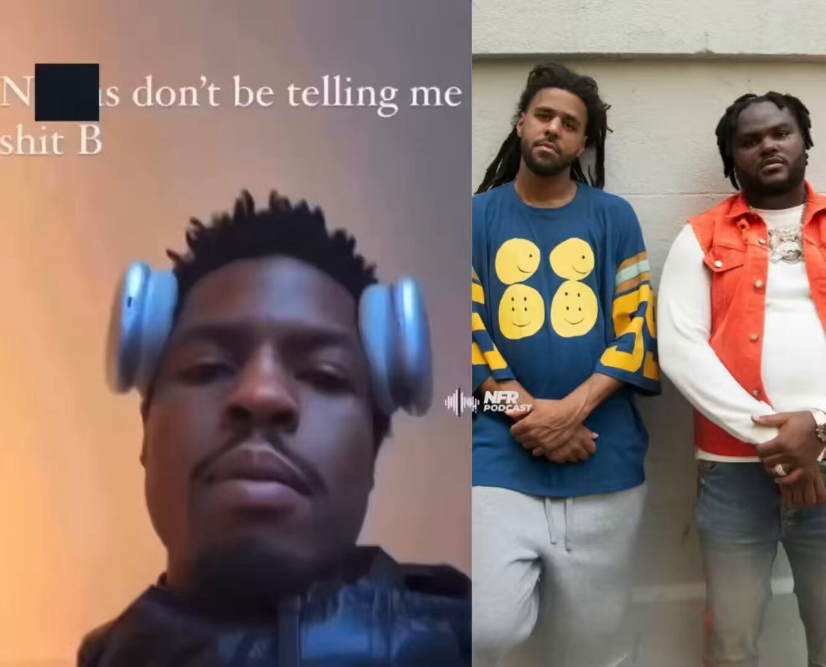 Pi'erre Bourne’s reaction to finding out he got a placement on 'Blow For Blow' by Tee Grizzley &amp; J. Cole 😂 “I just woke up to a J. Cole placement… what the f**k is going on out here man”