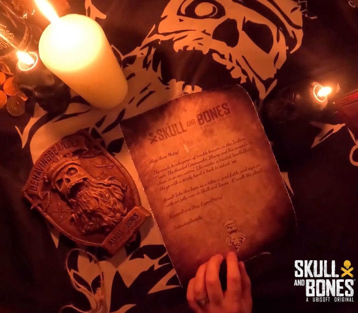 🚨 Giveaway time! 🚨 We are giving away a #SkullandBones treasure chest, with an exclusive BehavingBeardly scroll and emblem inside! 🏴‍☠️ To enter: ❤️ Like, 🔁 Share, and ✅ Follow Ubisoft UK Competition entries close Friday 4th October 2024 📅 5PM BST 🕔