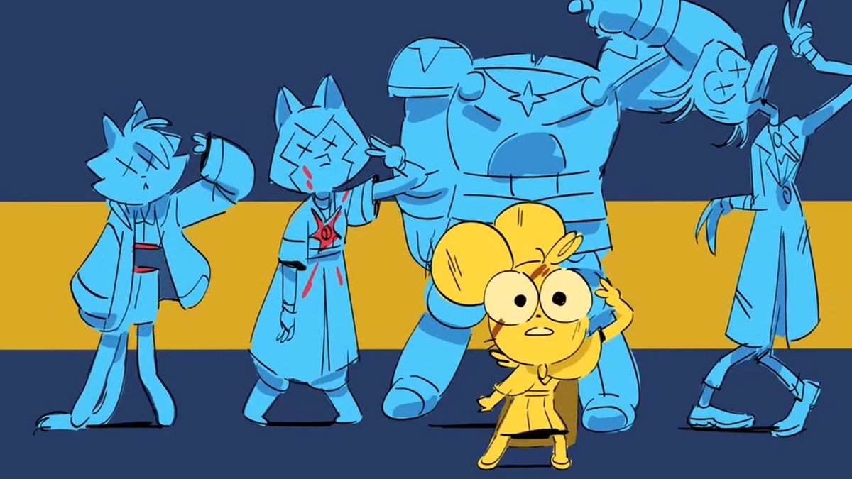 I'm on my 10th viewing of Eva Figueroa's new short film / animatic, and I can't get enough of it ♡ Inspired by her Dungeons &amp; Dragons afternoons.