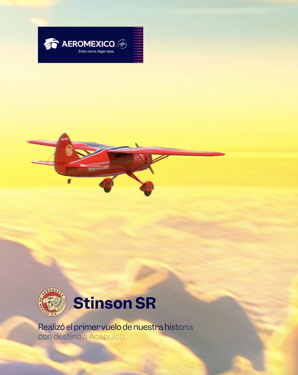 Nuestra historia comenzó con el vuelo del Stinson SR y desde entonces, nuestra flota e imagen no han dejado de evolucionar. ¿Tienes 📸 de alguno de estos aviones? Déjanosla en los comentarios.