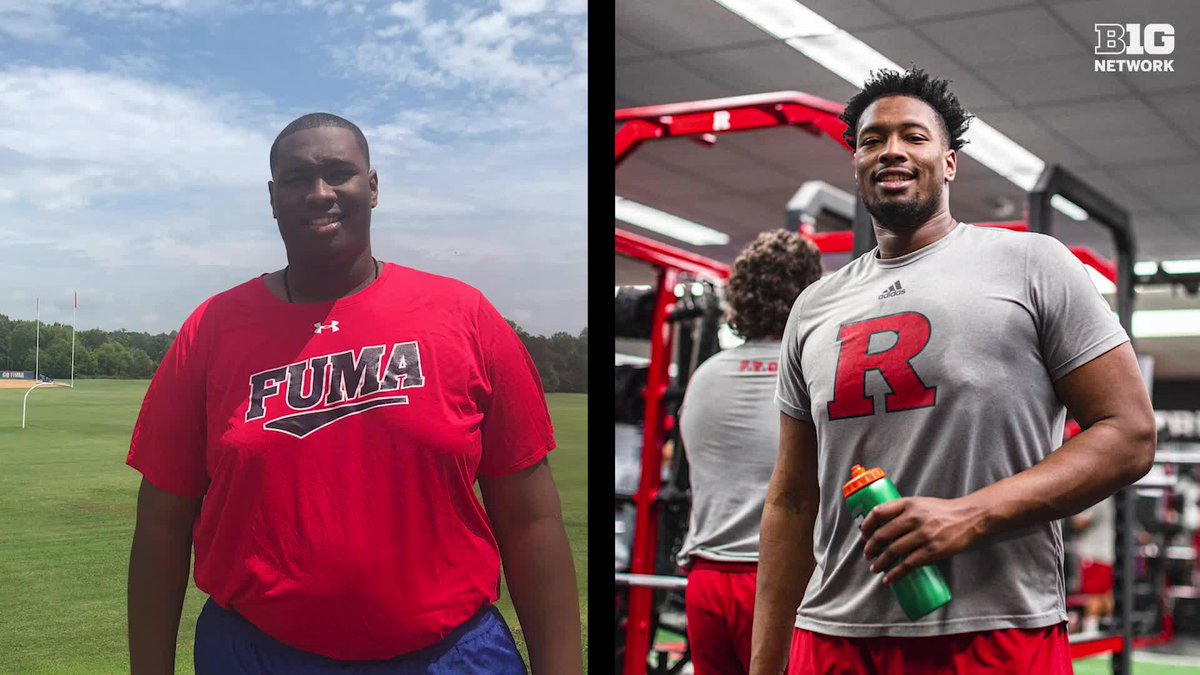 Hollin Pierce checked in at nearly 400 pounds when he got to Rutgers in 2020. He was just a regular student with visions of becoming a Rutgers Football 🪓 walk-on. The Journey spotlights the star OL's transformation 👇 📍 Auto-Owners