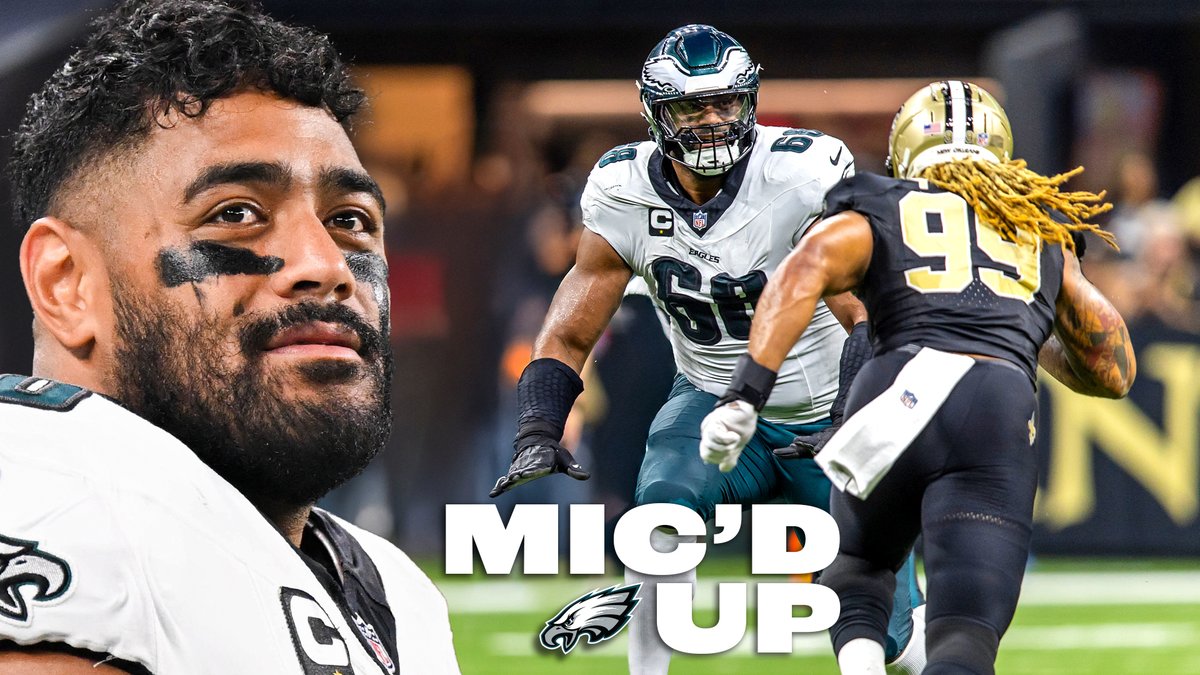 Trailer = Unhooked. Jordan Mailata Mic'd Up is here 🎙️