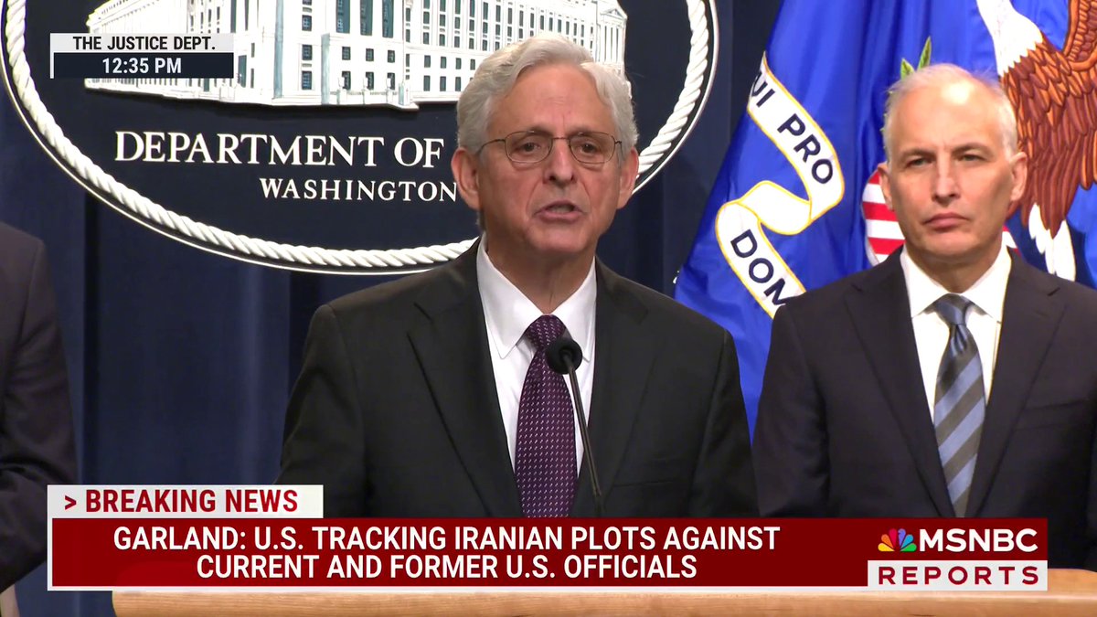 "The Justice Department will not tolerate attempts by Iran or by any foreign power to interfere in our elections and undermine our democracy." AG Garland calls out Iran, Russia and China regarding their attempts and efforts to disrupt the U.S. presidential election.