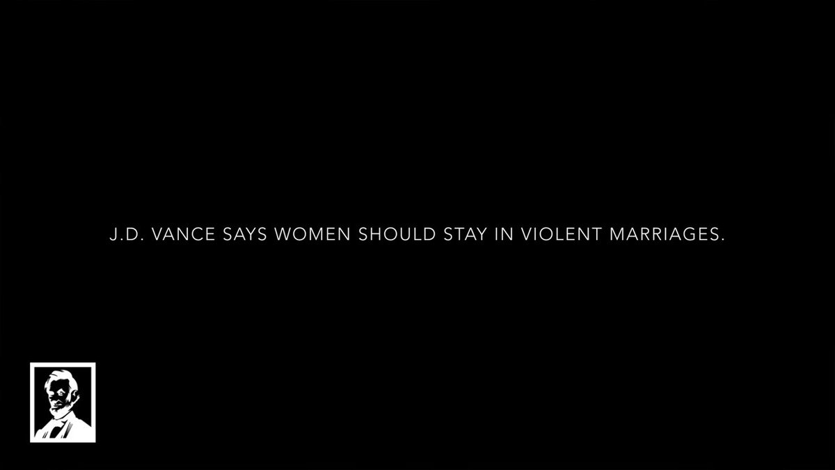 JD Vance's disrespect for women is sickening. But don't take it from us--just listen to him yourself.