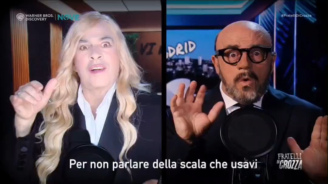 Il dissing Boccia-Sangiuliano #FratellidiCrozza