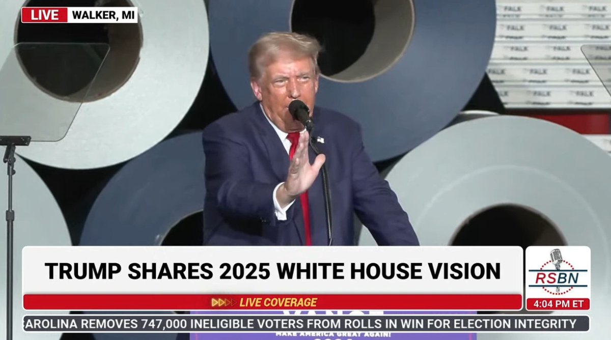 Trump: The people that you see leaving right now... It looks like they’re leaving but they’re not leaving