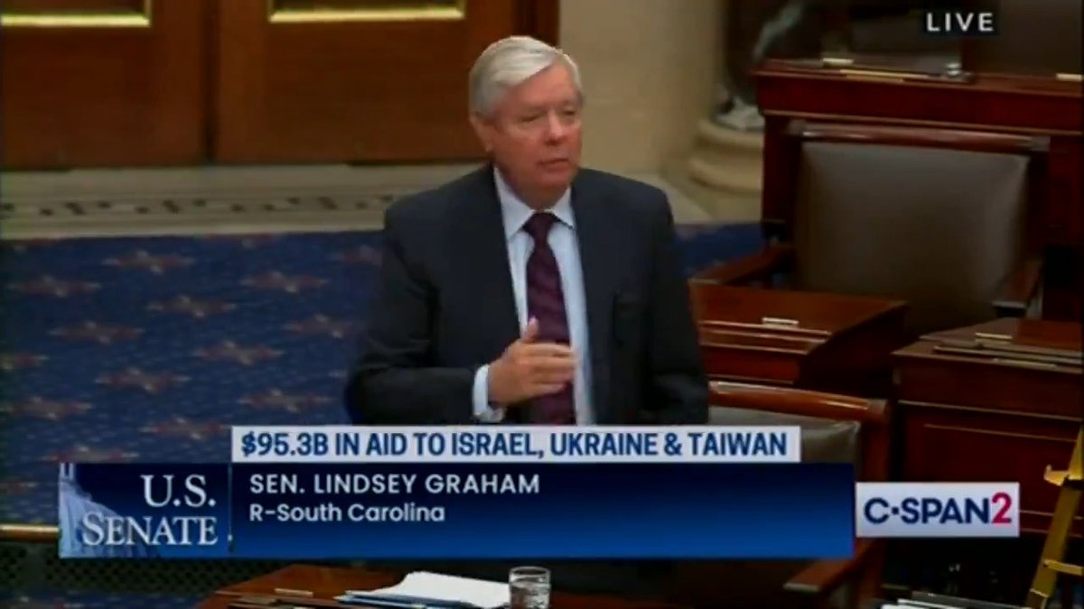 Lindsey Graham: Everybody who says we should do something about border legislation, you're absolutely right but unfortunately, we didn't get there because Trump killed the bipartisan border deal. I hate that