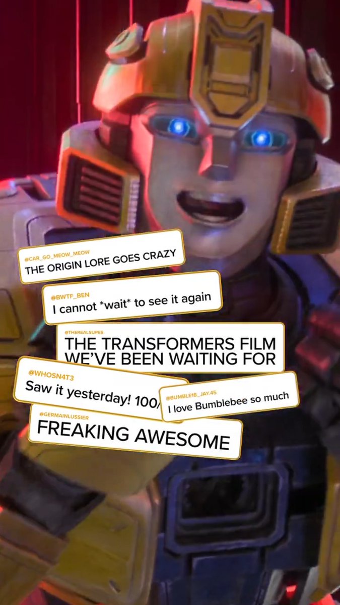 See why audiences are raving about #TransformersOne. 🤖 Grab your crew and roll out to theatres today. 🎟️: