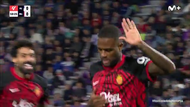 🔴 Dani Rodríguez saca el periscopio. ⚫️ Larin la baja de la luna. El RCD Mallorca asalta Zorrilla (1-2). #LALIGAEASPORTS #LaCasaDelFútbol