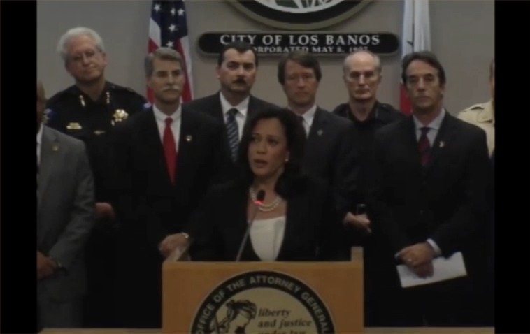 BREAKING: Shocking new footage shows Kamala Harris prosecuting transnational gangs when she was Attorney General. Donald Trump has never been this tough on criminals. Retweet so all Americans see this.
