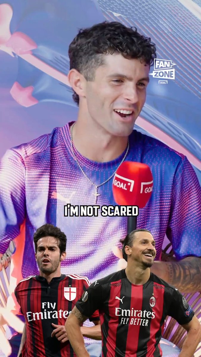 Christian Pulisic chooses between some legendary AC Milan players ❤️
