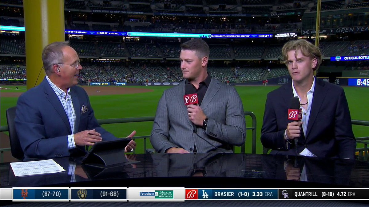 The future!!! Cooper Pratt (Cooper Pratt) and Craig Yoho (Craig N. Yoho) joined the set of Brewers Live! Read more about Pratt and Yoho on our Young Brewers Tracker!
