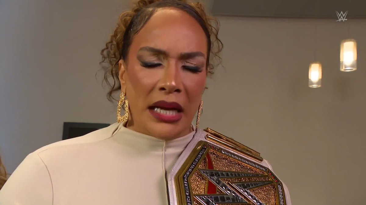 Nia Jax is NOT happy with Tiffany Stratton 😳 #SmackDown