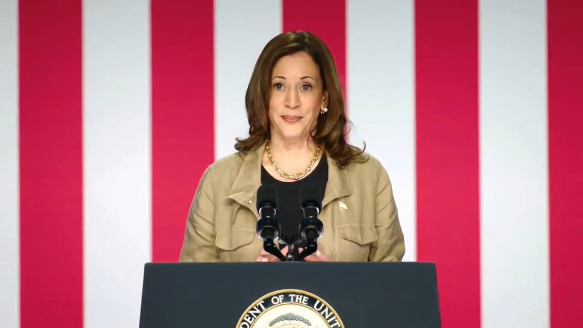 Vice President Harris: I reject the false choice that we must decide between securing our border and creating a system of immigration that is safe, orderly, and humane. We can and we must do both. As President, I will put politics aside to modernize our immigration system and find solutions to problems which have persisted for far too long