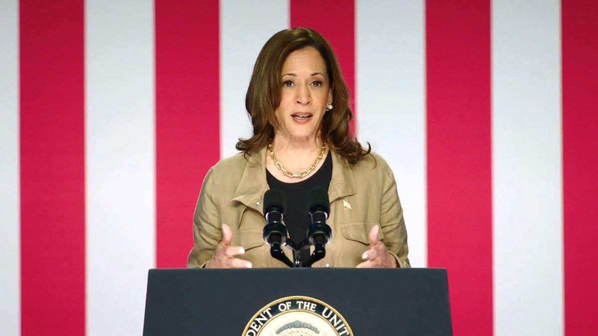 Vice President Harris: “It was the strongest border security bill we've seen in decades. It was endorsed by the Border Patrol Union. And it should be in effect today, producing results in real-time right now for our country. But Donald Trump tanked it."