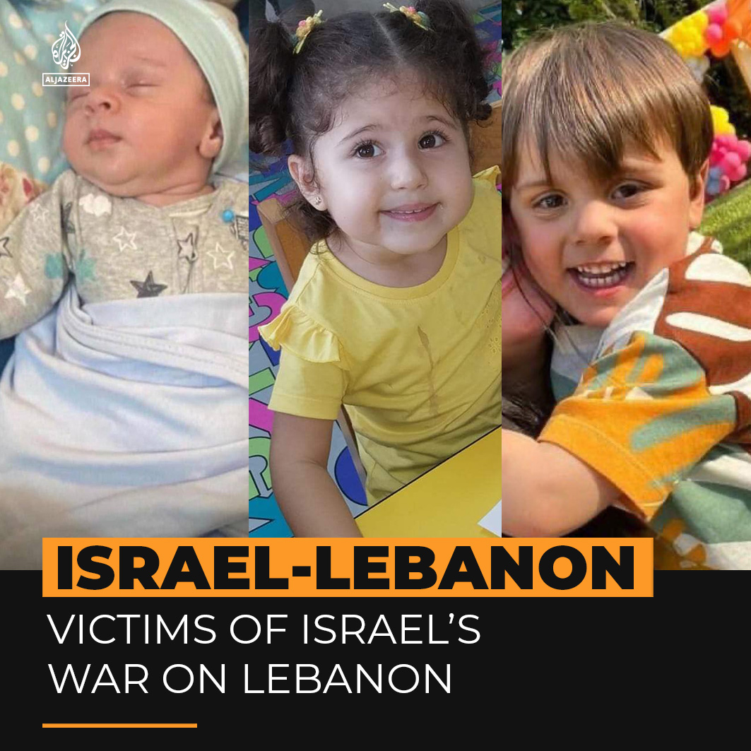 These are some of the hundreds killed in Israel's recent air strikes on Lebanon, where the military claims it is targeting Hezbollah.