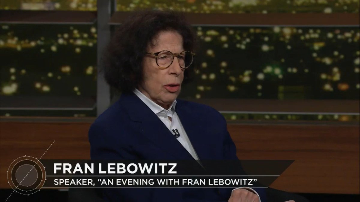 UNHINGED: Fran Lebowitz to Bill Maher: “Biden should dissolve the Supreme Court.”
