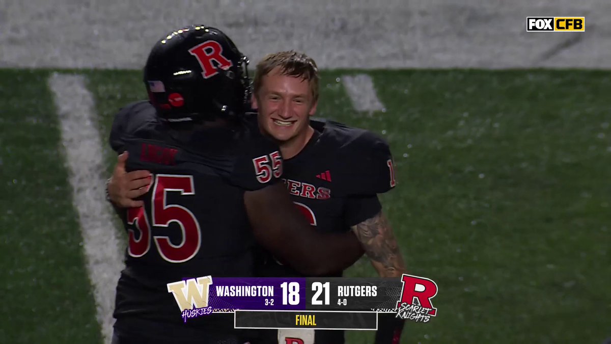 Talk to your friends about 4-0 Rutgers