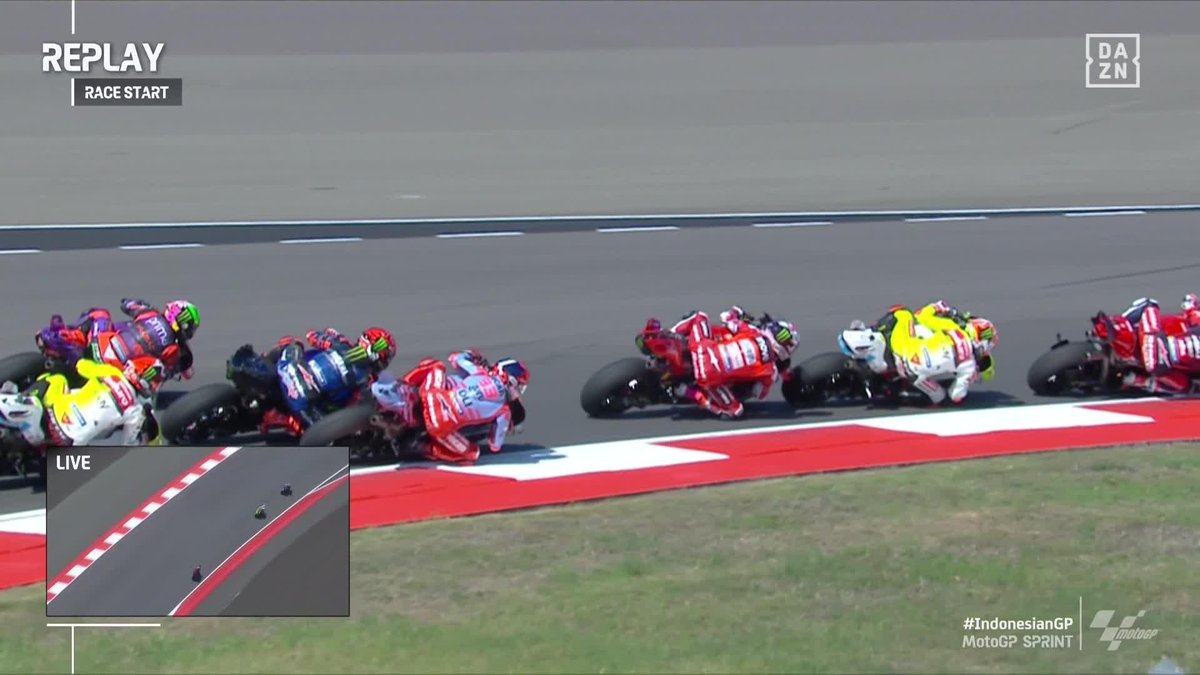 DEL 1️⃣2️⃣ al 5️⃣ Esta salida de Marc Márquez es para verla una y otra y otra y otra vez MENUDO ESPECTÁCULO #IndonesianGP 🇮🇩 #MotoGP 🏁